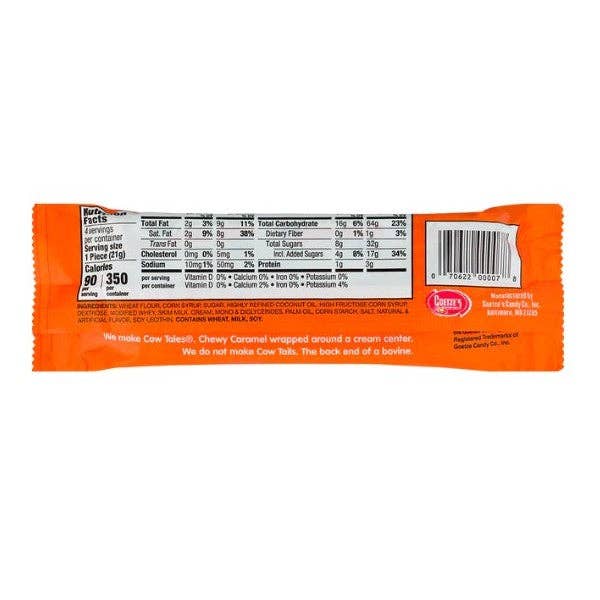 I Got Your Candy - Wholesale Caramel - Goetzes Cow Tales Vanilla King Size 3oz - 20ct2