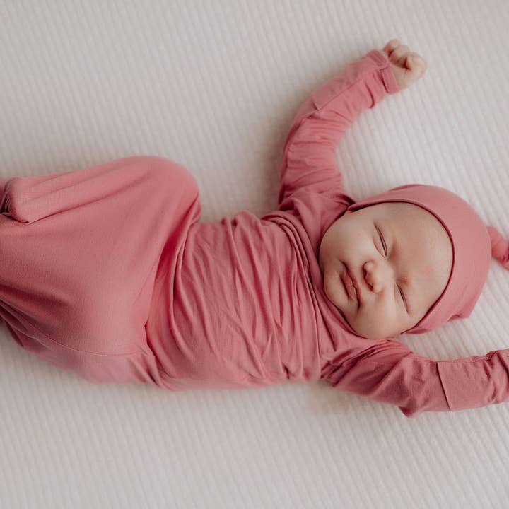 Three Little Tots - Wholesale Babygown - Baby - Rose Knotted Gown16