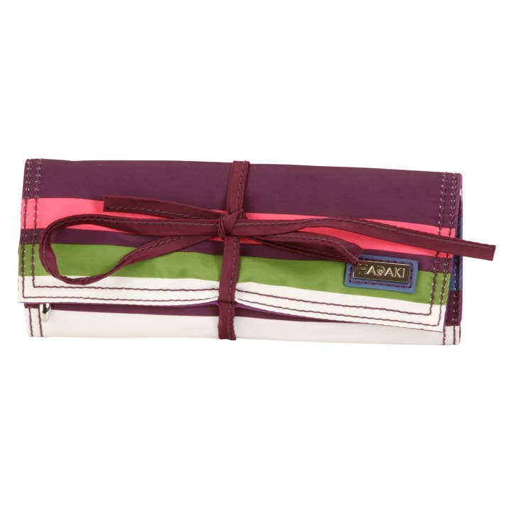 HADAKI - Vendita all'ingrosso Portagioie/organizer per gioielli - Rotolo porta gioielli in nylon40