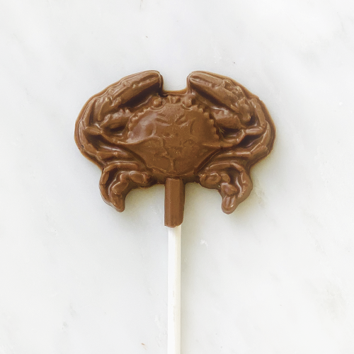 Marilyn & Louise Confections - Wholesale Lollipop - Crab Chocolate Lollipop 24ct  0