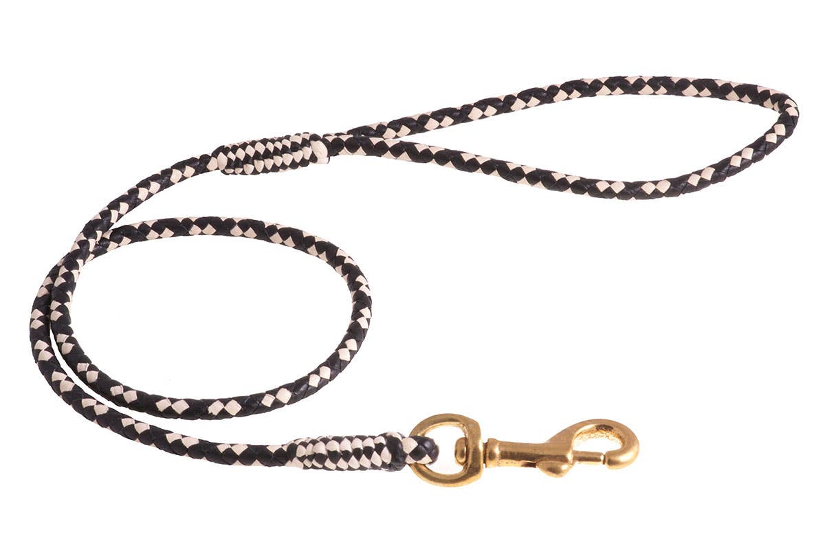 Alvalley - Wholesale Pet Leash - Dog - Braided Leather Snap Leads83
