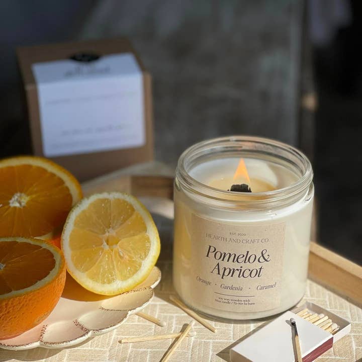 Hearth and Craft Candle Co. - Wholesale Jar/Filled Candle - POMELO & APRICOT