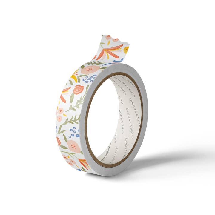 Spicy Floral Washi Tape for wholesale by Ramona & Ruth