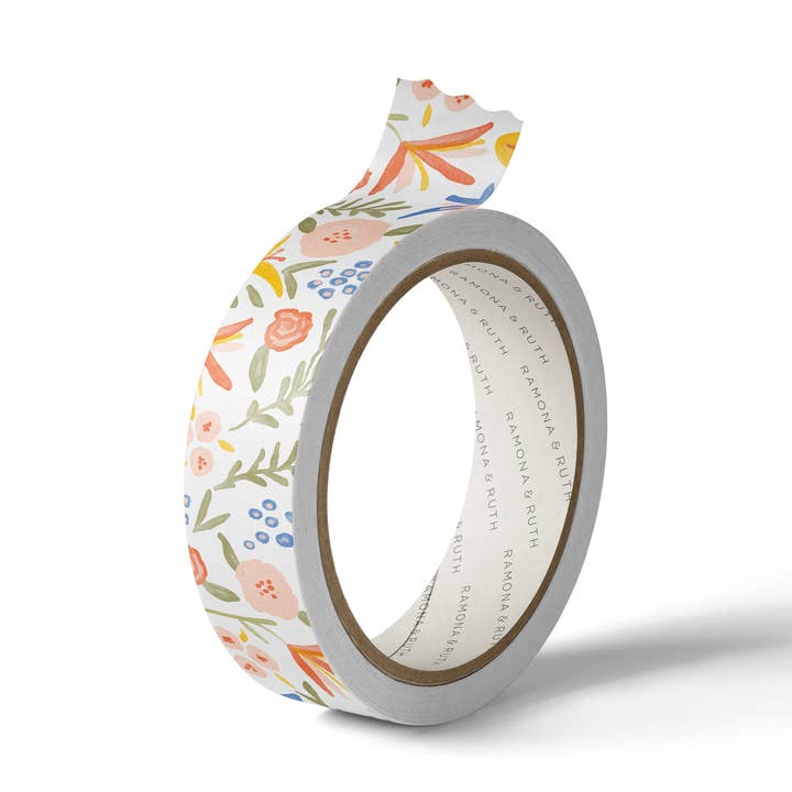 Spicy Floral Washi Tape for wholesale by Ramona & Ruth
