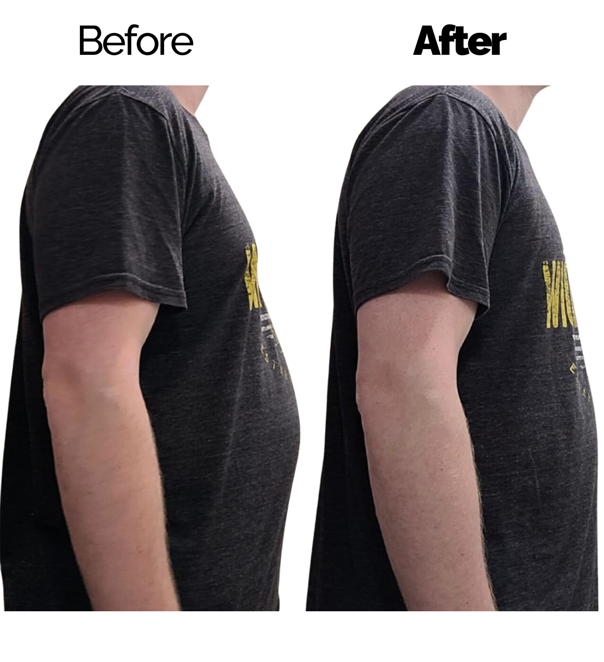 Esteem Apparel – wholesale T-shirt – men's – UltraSlim Slimming Compression Shirts Body Shaper Shirt4