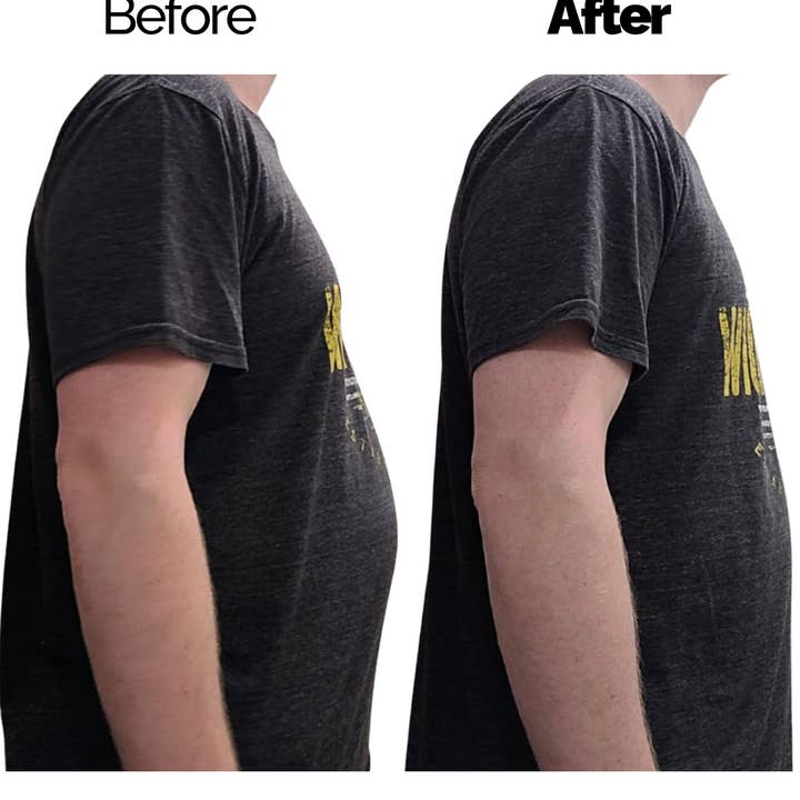 Esteem Apparel - Wholesale T-shirt – men's - UltraSlim Slimming Compression Shirts Body Shaper Shirt4