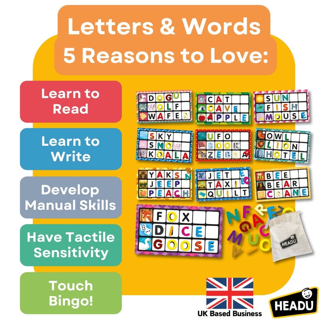 Baby Republic – wholesale Brain game – Child – Montessori Touch Bingo Letters & Words1