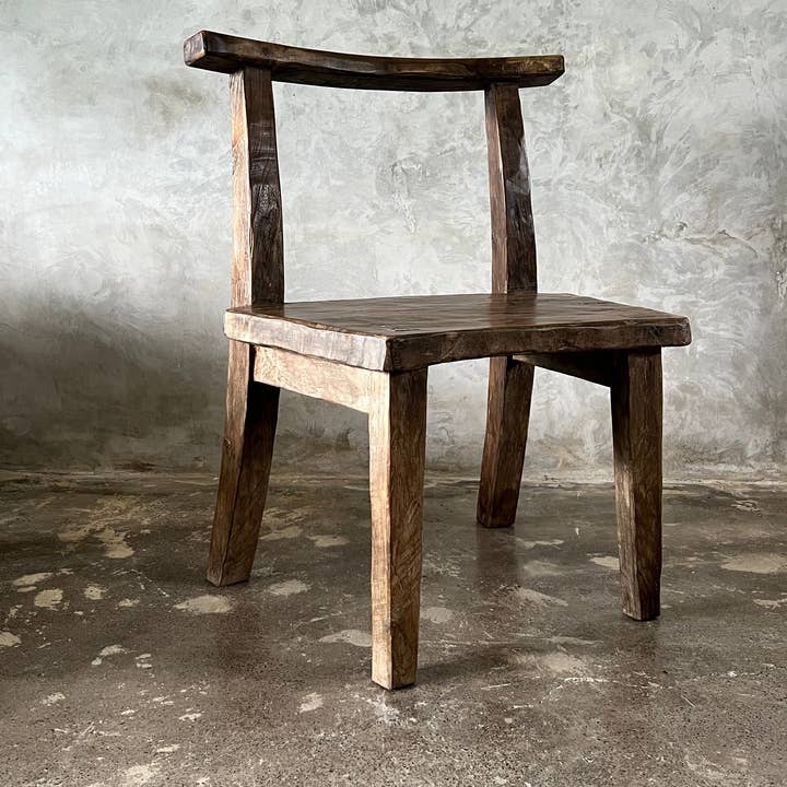 Office Objets – wholesale Chair – Large chair or armchair in antique teak H84 L6023