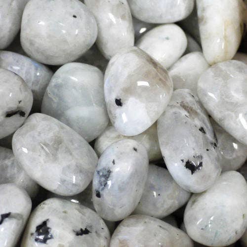 Tumbled Rainbow Moonstone for wholesale by Love, Sex, And Magic Co.
