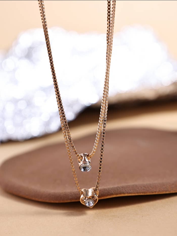 Double Layer Crystal Pendant Necklace and other Purchase Wholesale three layer. Free Returns & Net 60 Terms on Faire trending on Faire.