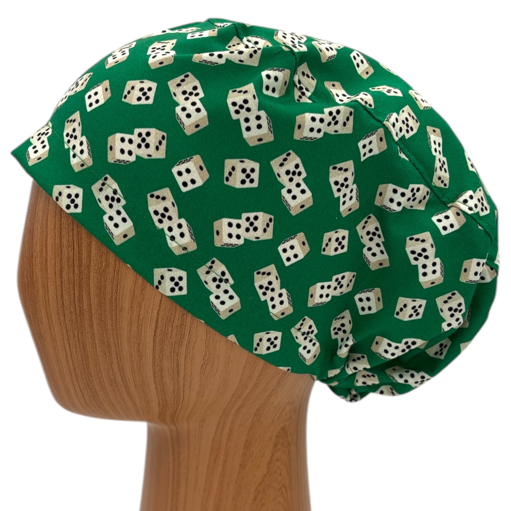 SewingLabPlus - Wholesale Head Scarf - Women's - Lucky Dice Scrub Cap Euro Style Scrub Hat 3