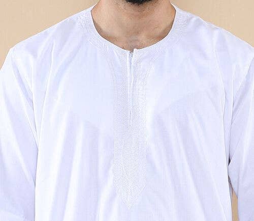 Infinity Leather (Upperclass Fashions Ltd) - Wholesale Robe - Men's - Mens Thobe Jubba Islamic Arab Moroccan Saudi Zipped Kaftan Arab Robe28