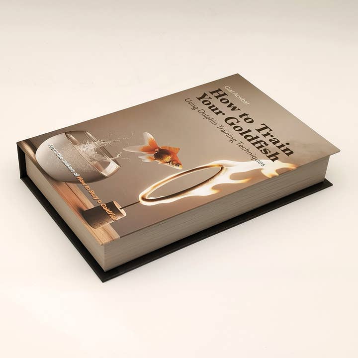 Book Boxes - Wholesale Decorative Box - How to Train Your Goldfish Using Dolphin Training Techniques4