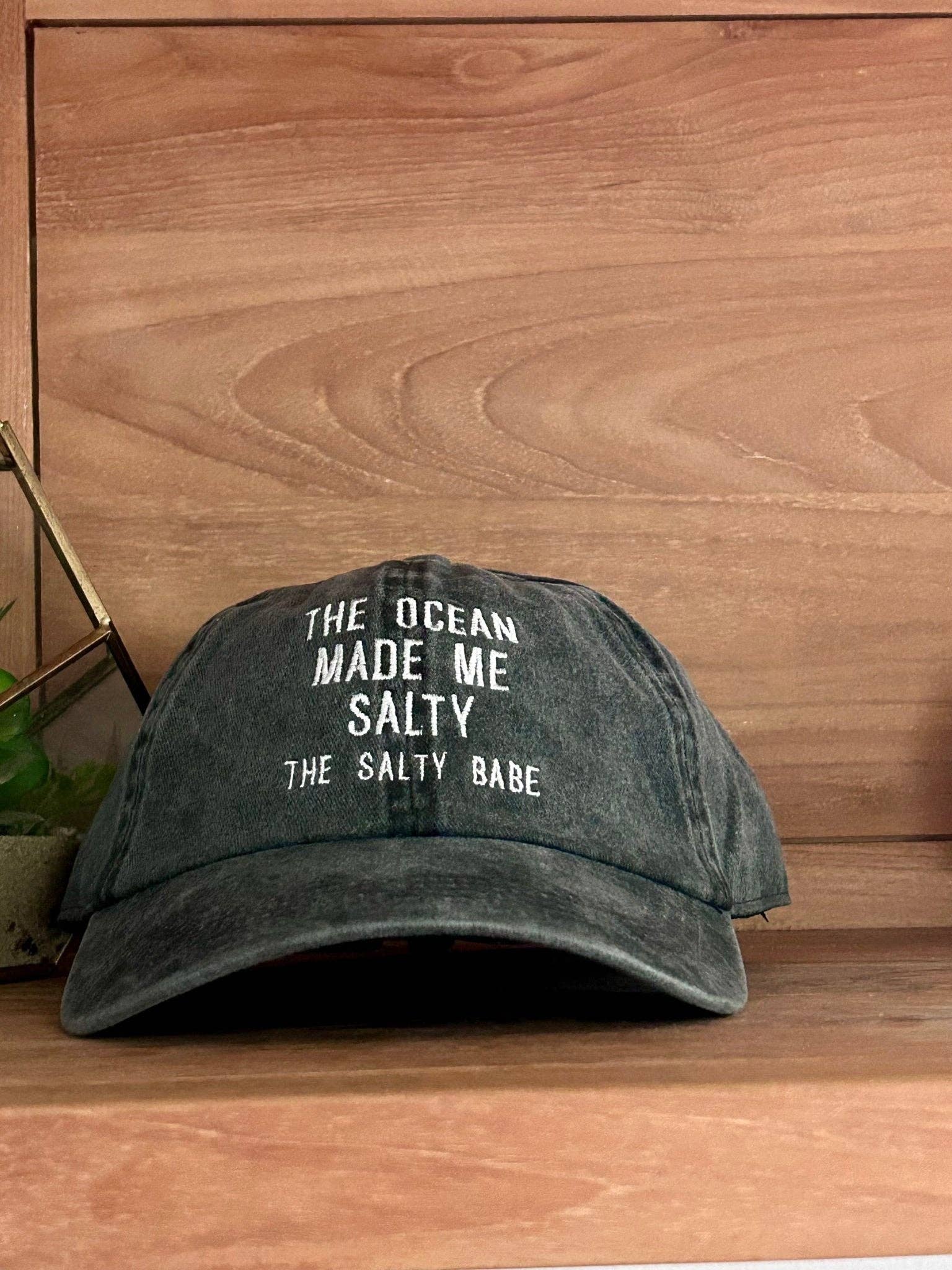 The Salty Babe - Wholesale Baseball Cap - Women's - The Ocean Made Me Salty Baseball Hat11