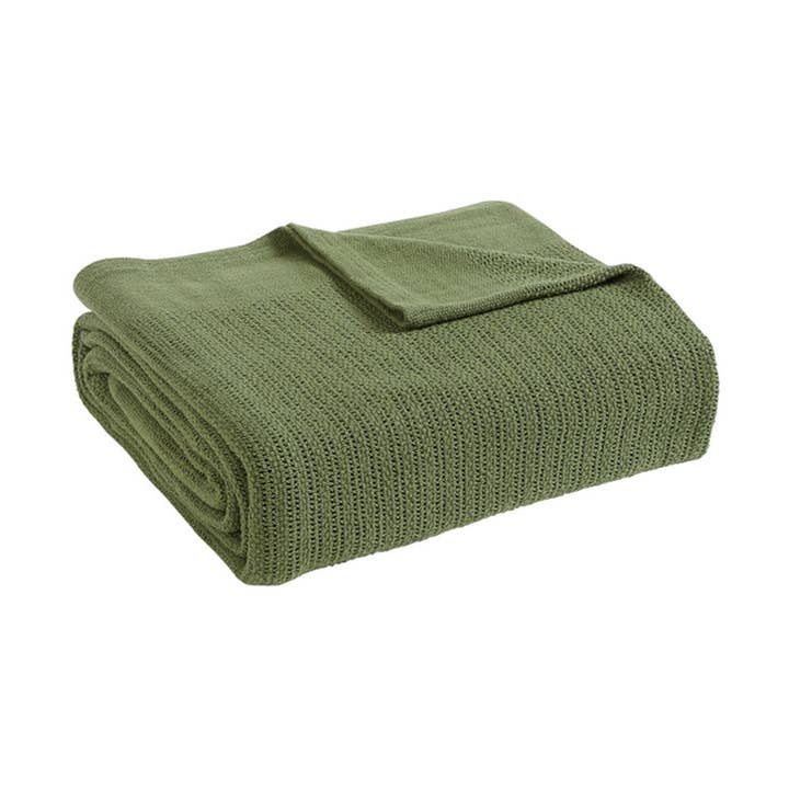 Avanti Fiesta Blanket Full/Queen Sage for wholesale by Avanti Linens