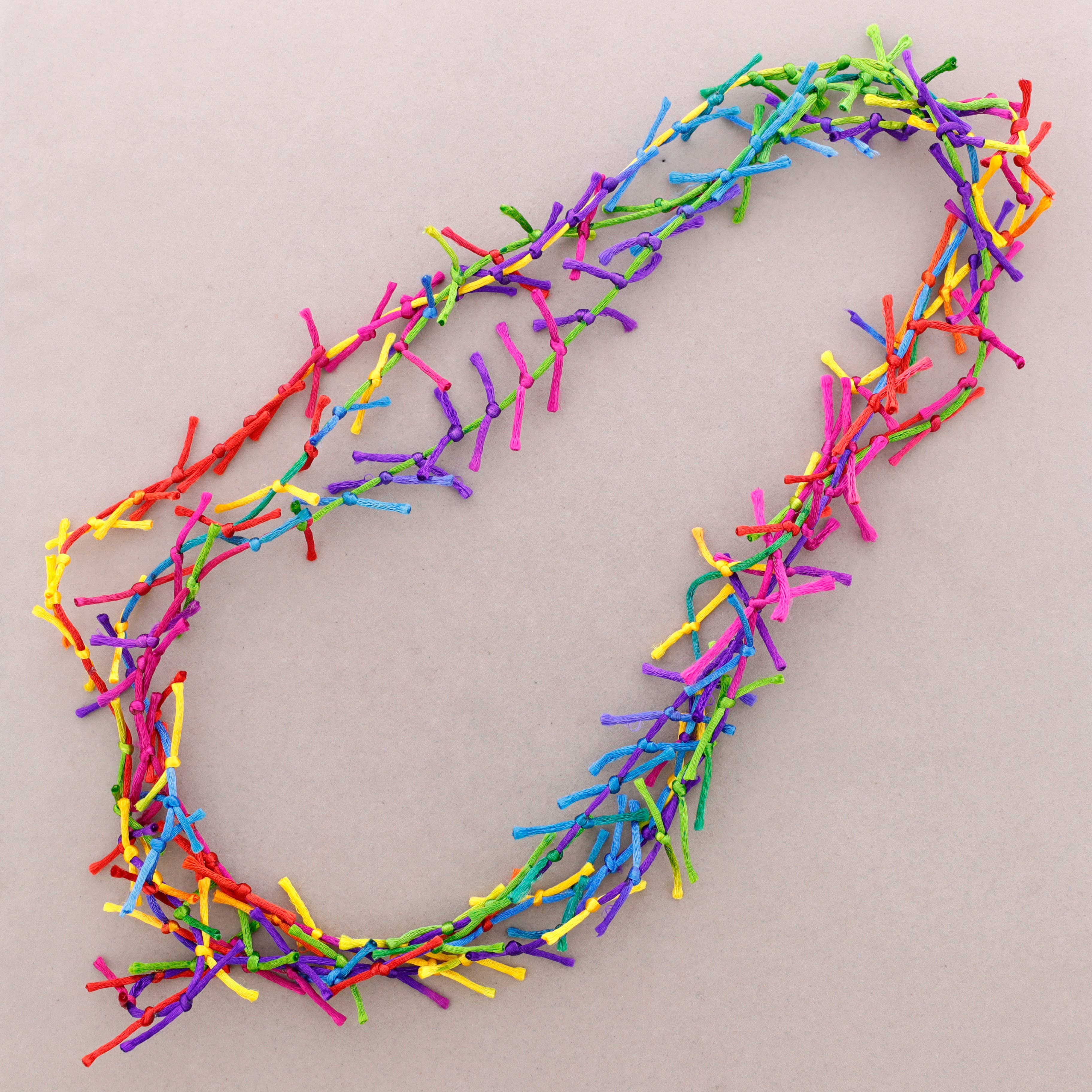 Sonata - Wholesale Snap Jewelry - Long Ethnic Cord Necklace5