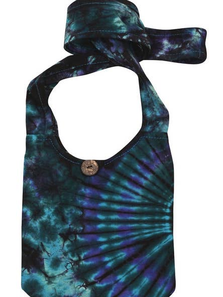 Tie Dye Passport Bag for wholesale by Foot Path Trading Co