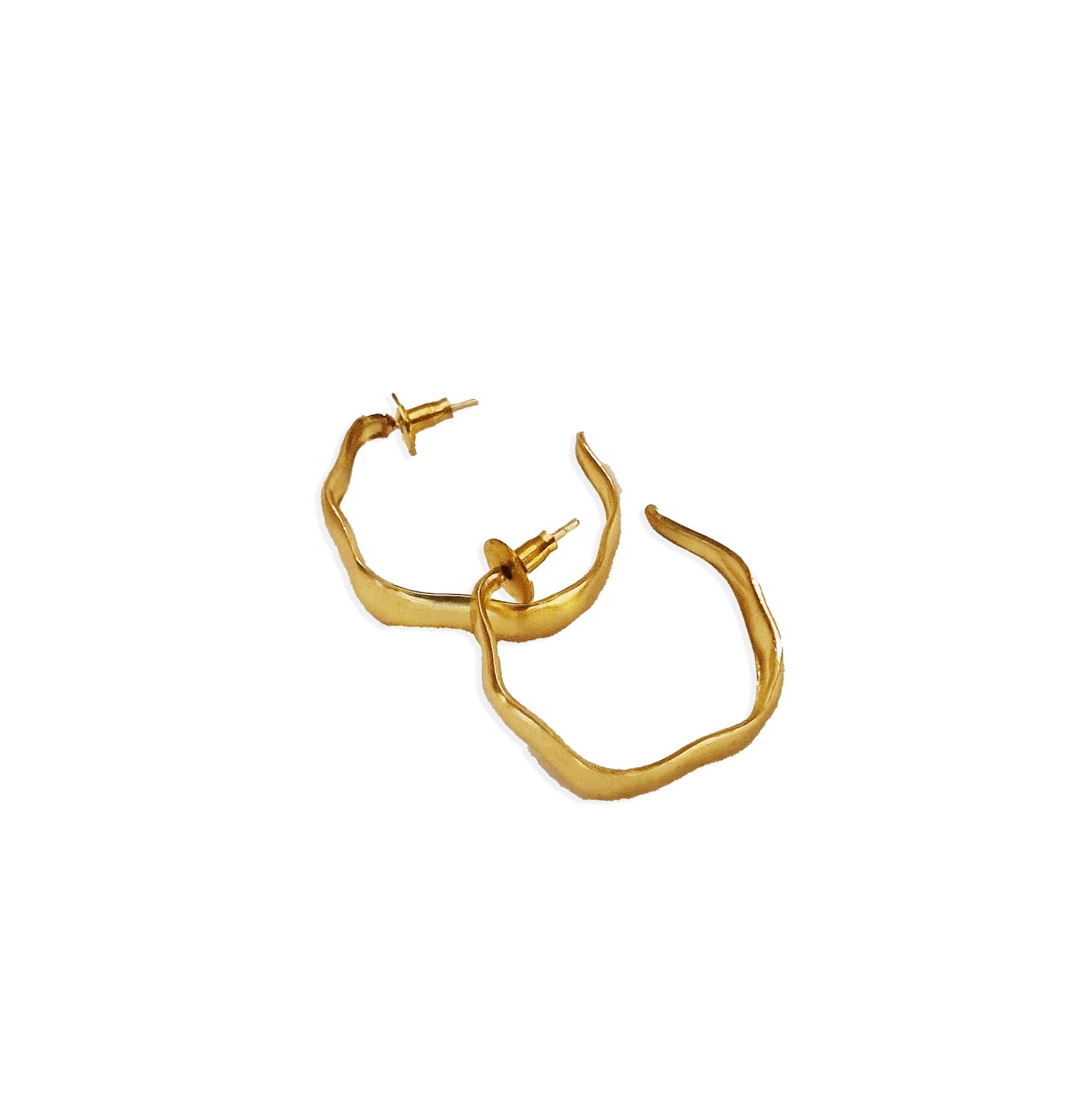 Meshca - Wholesale Hoop earrings - WAVY HOOPS