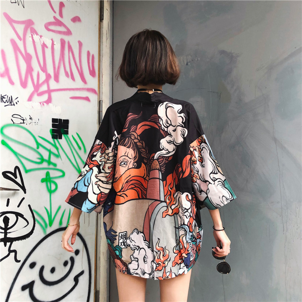 Ashlen - Venta al por mayor Kimono - Mujer - CÁRDIGAN KIMONO JAPONÉS2