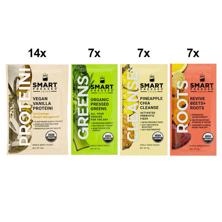 smartpressedjuice – wholesale Powdered health drink – The Complete Reboot™ 7 Day Juice Cleanse2