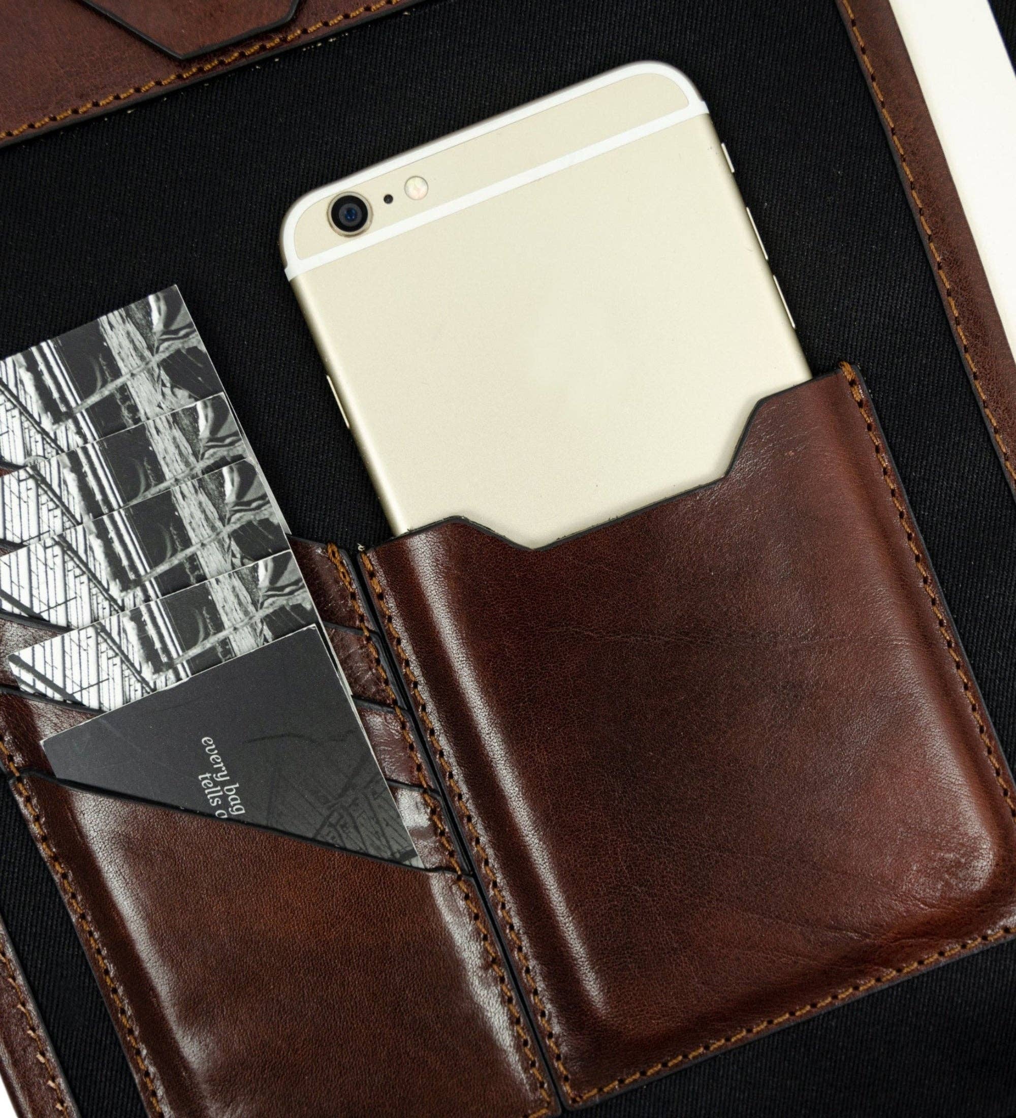 Time Resistance – wholesale Mappar – Läder A4 Dokument Mapp Organizer - The Call of the Wild26