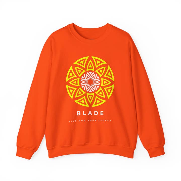 Ethereal Azteca Logo Unisex Crewneck Sweater for wholesale by Blade Infiniti LLC