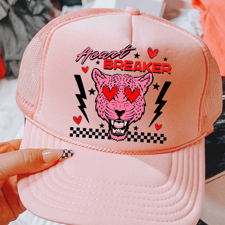 Heart Breaker Truckerhoed voor Valentijnsdag voor wholesale door ZZ Threadz