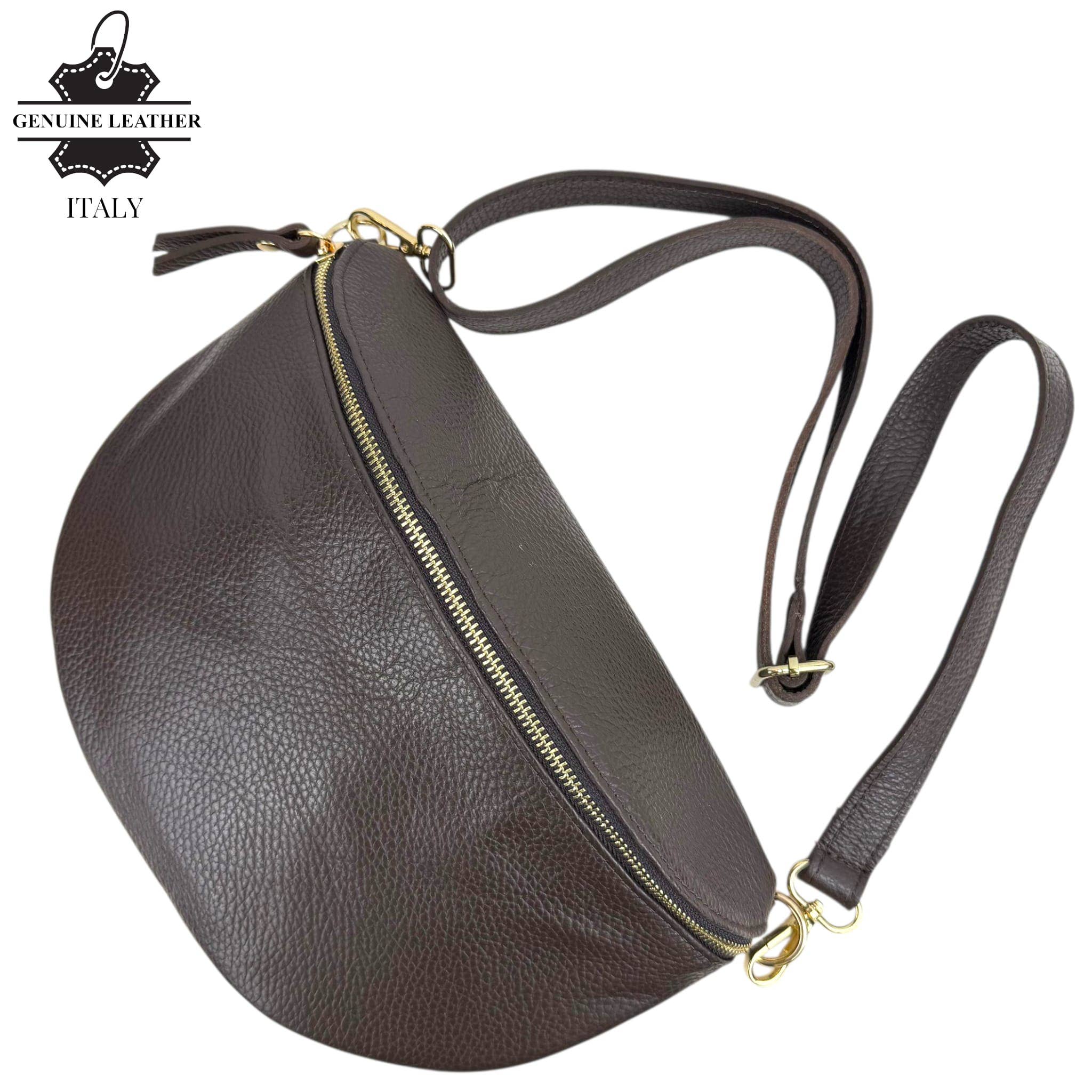 Chenson & Gorett - Wholesale Belt Bag - Women's - Large Italian Leather Waist Bag for Women. Online Sales10