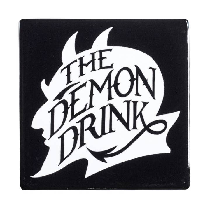 Le Démon de l'Alcool (Dessous de Verre en Céramique) pour la vente par Alchemy Of England (Alchemy USA Distributor)