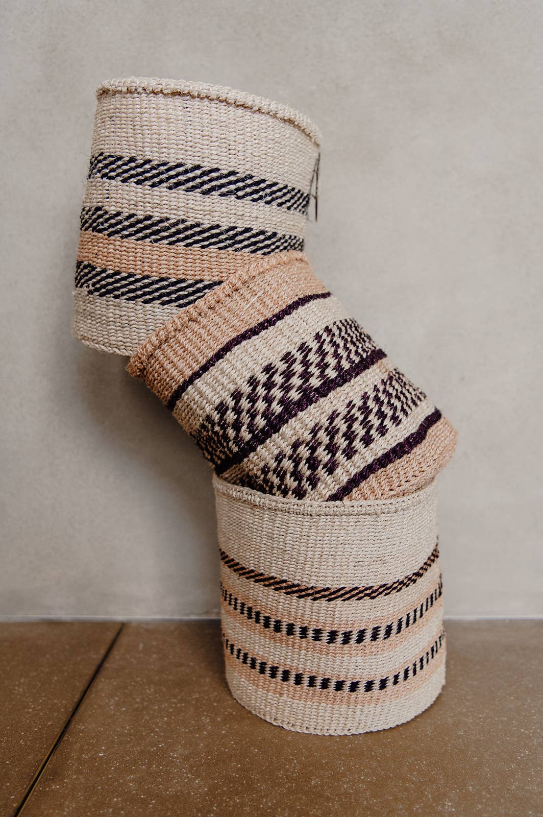 Crafts by Solid - Wholesale Basket - Handwoven Sisal Baskets - Natural Hues - XXS - XXL70