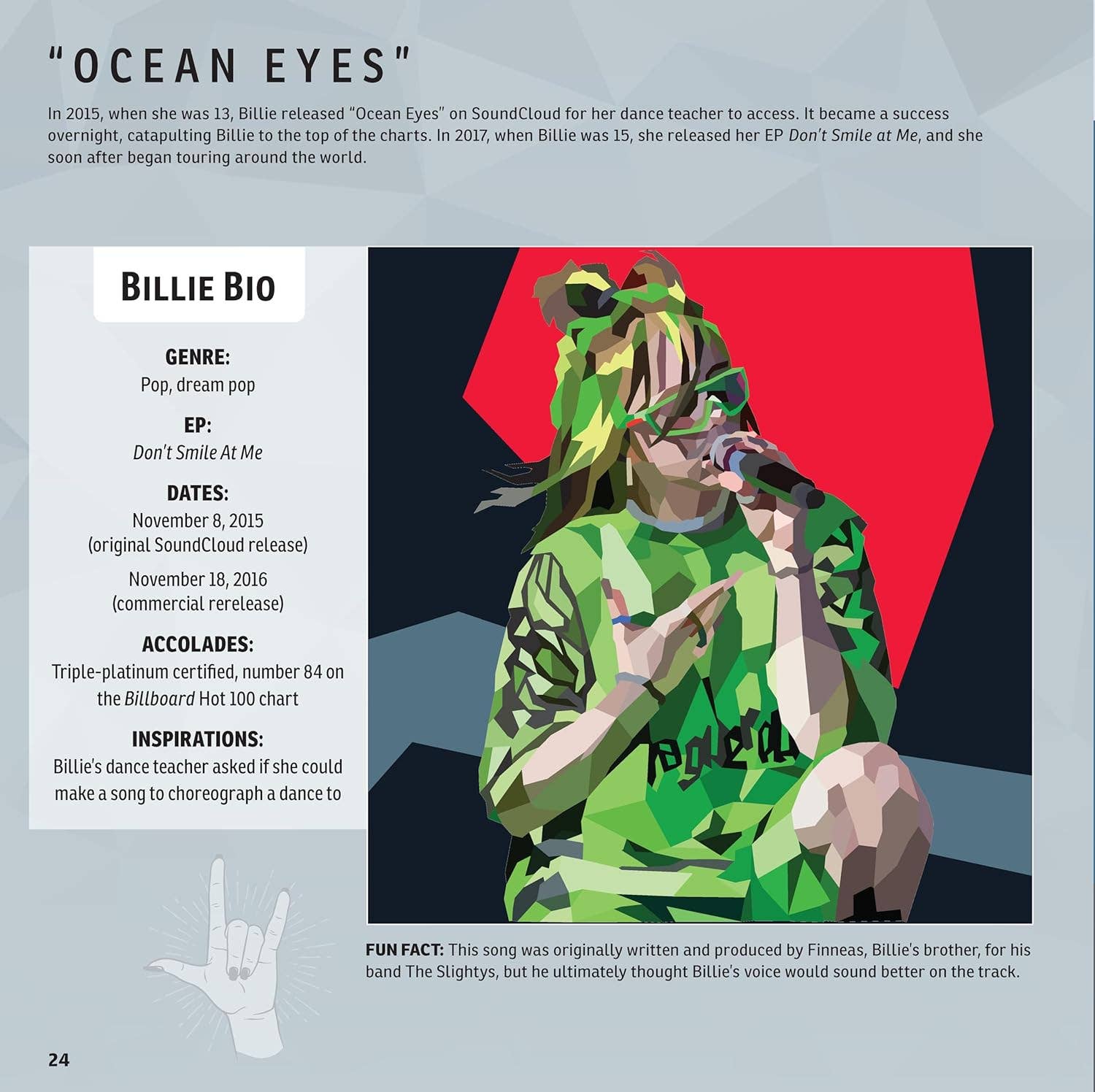 Fox Chapel Publishing - Wholesale Display Book - Super Stylish Billie Eilish Sticker Mosaic Art - 12 Designs5