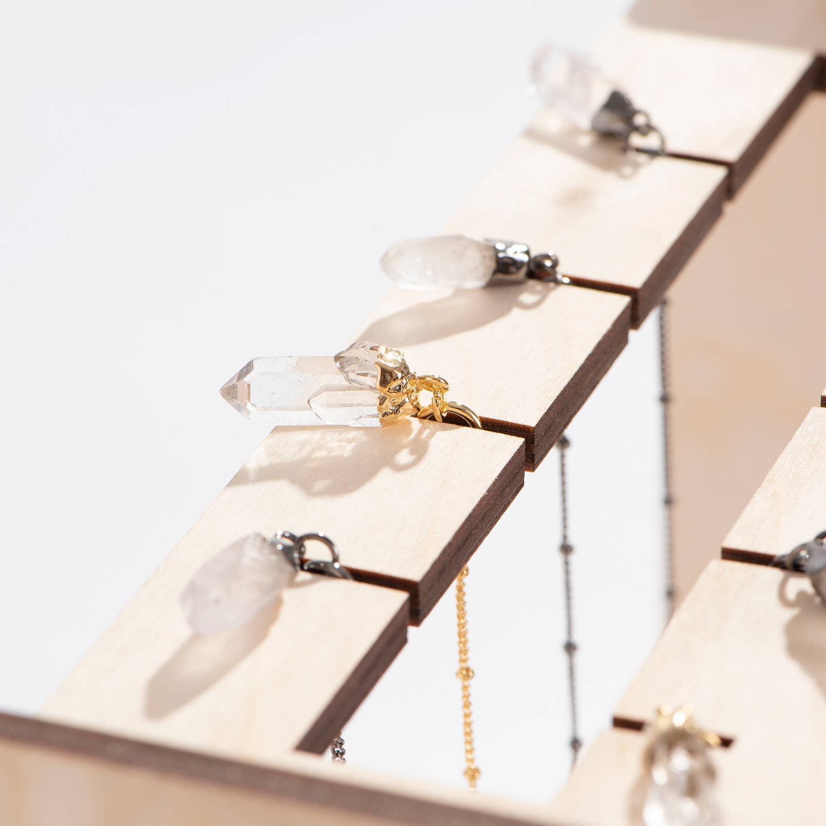 GeoCentral - Wholesale Meditation Supplies - Grounded Dreams Crystal Pendulum - Crafted in Brazil3