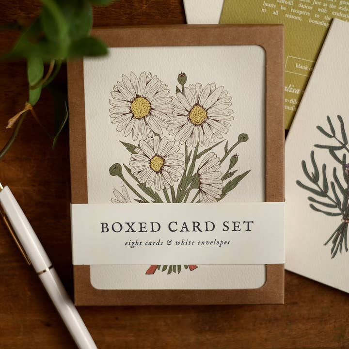 annalisa v. sawtell - Wholesale Everyday Greeting Card - Rose (Promise of Strength) | Botanical Greeting Card | A29