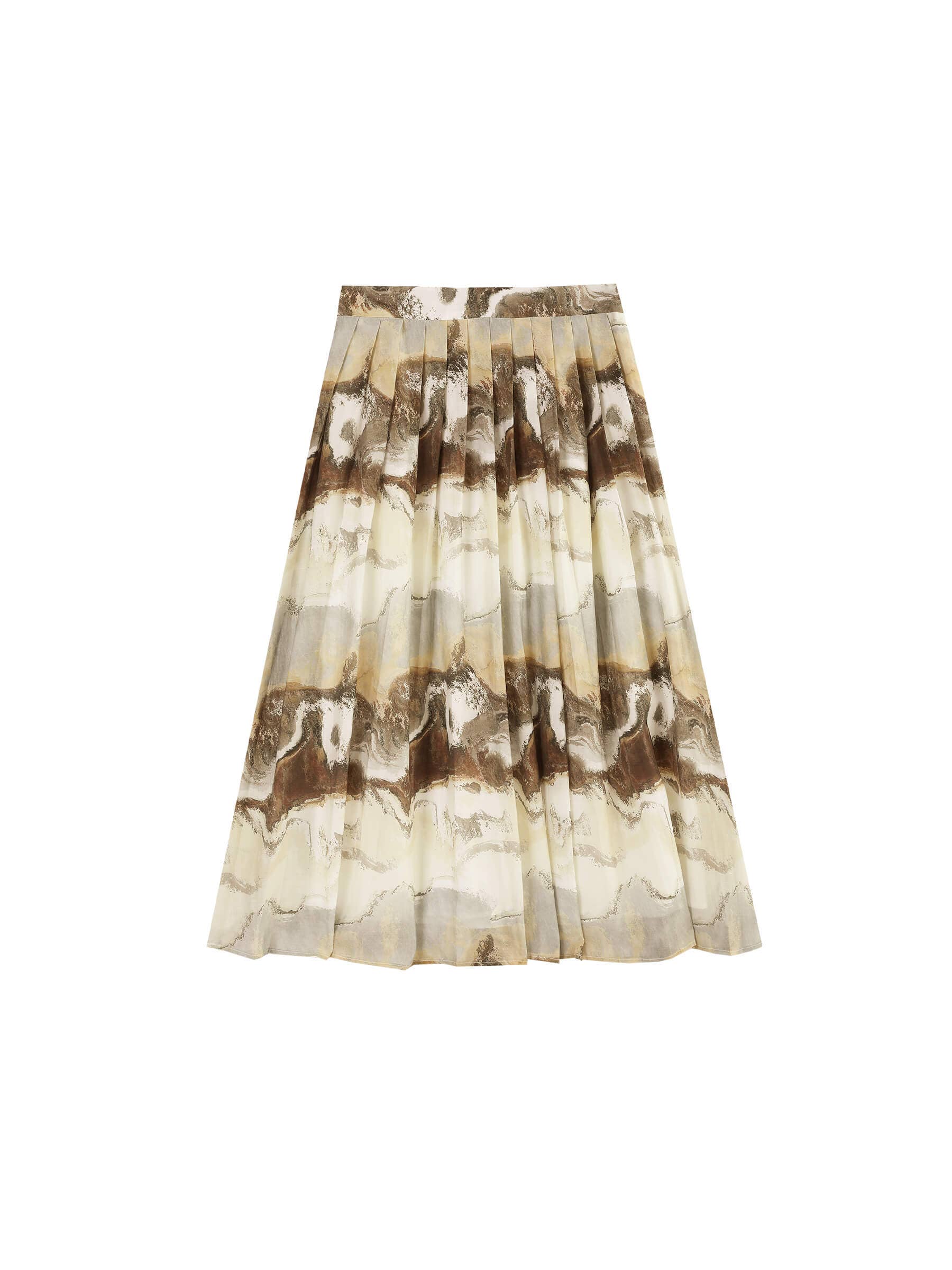 Sienna Kusttryckt veckad kjol för wholesale på Faire1