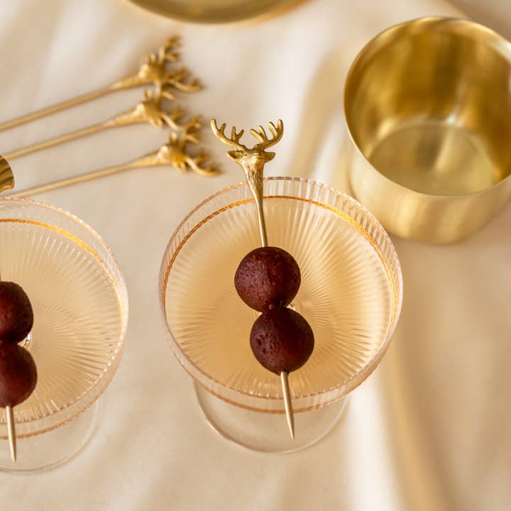 Fleck - Wholesale Cocktail Pick - Deer Picks, Set of 41