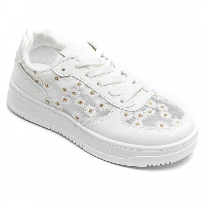 idealshoes - Wholesale Sneakers - Dames - idealshoes dames sneakers met bloemenprint18