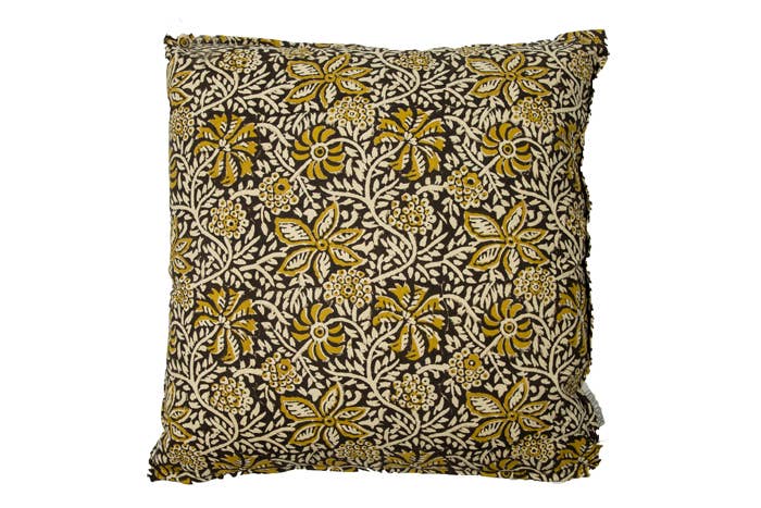 Santa Eulalia Mustard Cushion 45X45 for wholesale by MrsBLOOM