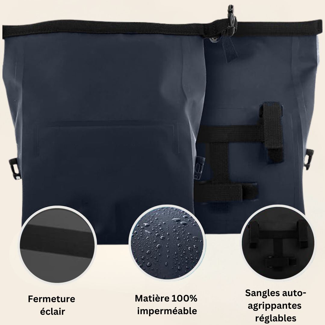 BADAWIN – wholesale Biking accessories – Bike Blue Pannier Bag Multifunctional Badawin Hace2