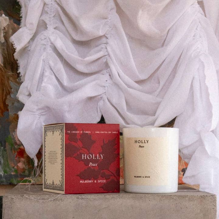 Studio Sol Store - Wholesale Jar/filled candle - Holly Large Candle | Mulberry + Spice1