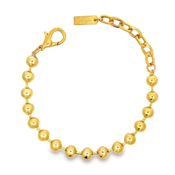 TOVA - Wholesale Link & Chain Bracelet - Radmilla Mini Bracelet in Gold0