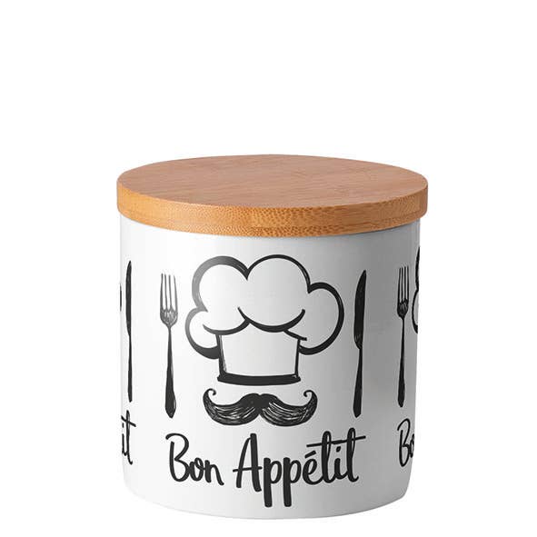 Storage Jar (SMALL) - Chef White for wholesale by Elegant Gifts