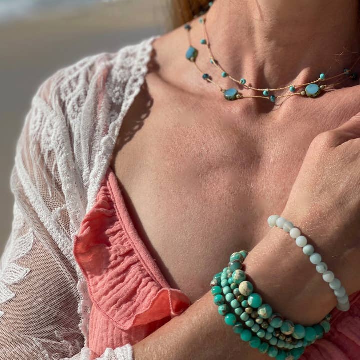 Jo Bird Jewelry - Wholesale Beaded/Pearl Necklace - Spectra Necklace
