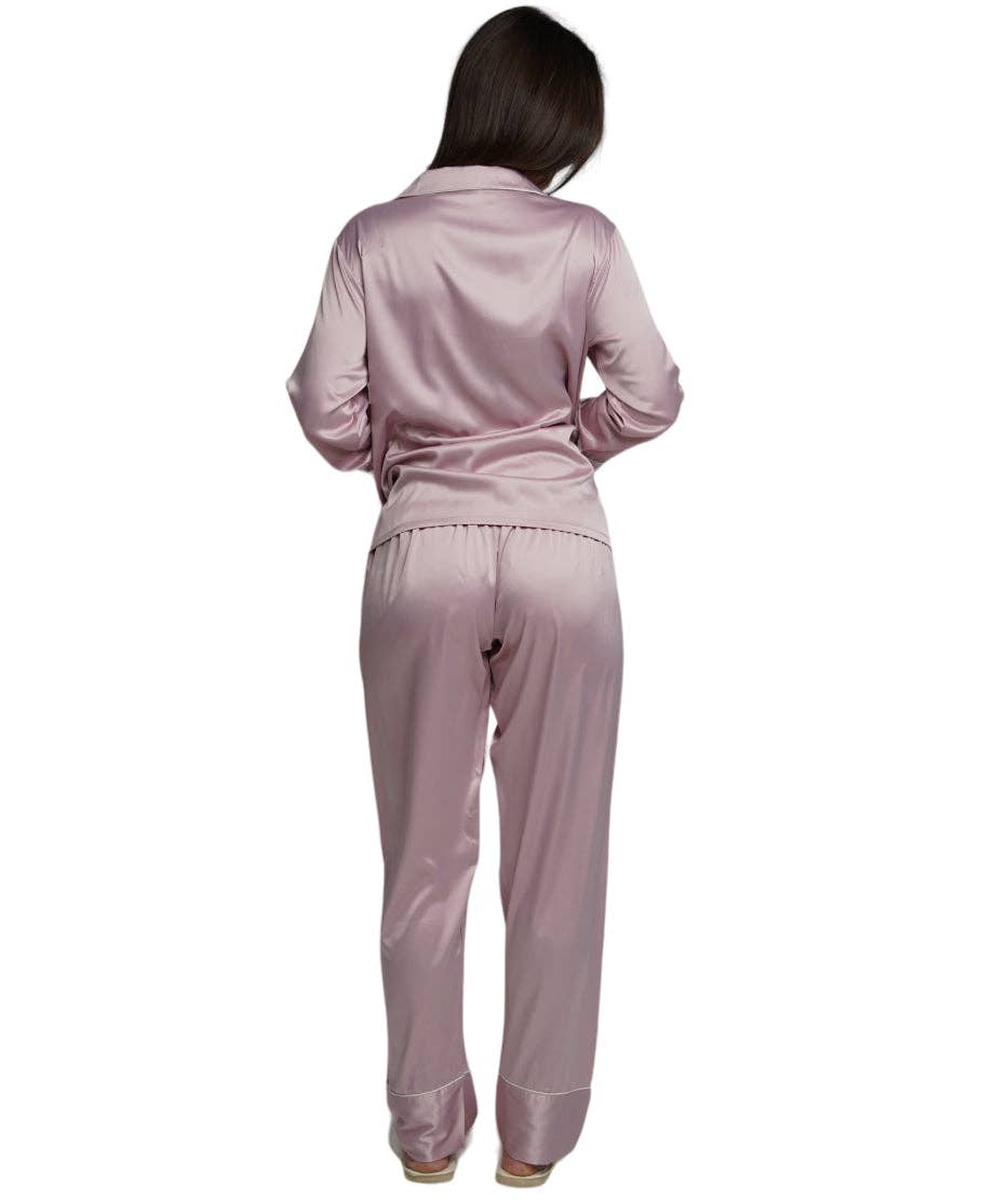 Taniri – wholesale Sleepwear set – Women's – ASHLEY LONG MATTE SATIN  PAJAMAS41