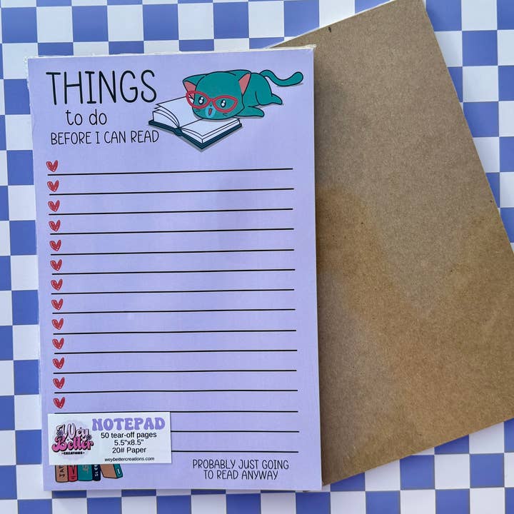 Before I Can Read Notepad for wholesale by Wey Better Creations