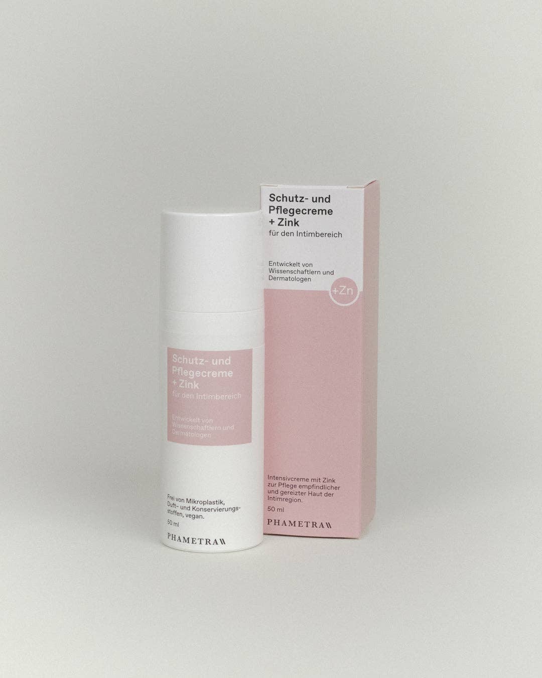 Phametra Cosmetics - Wholesale Intimate Cleanser/Wipe - Protection and care cream + zinc for the genital area