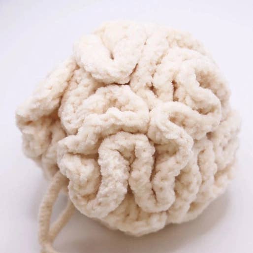 Pouf en cuir de coton pour la vente par The Soap Shed
