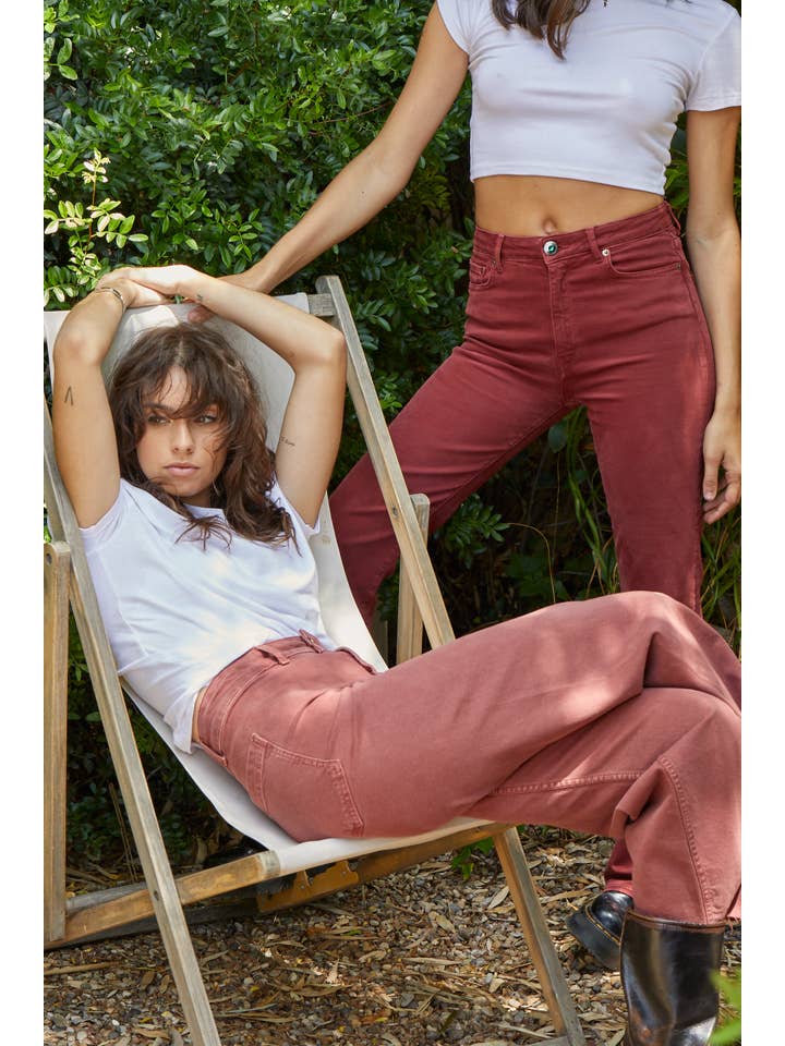 ANDESITES - Wholesale Pants - Women's - EDULIS BRICK-RED6