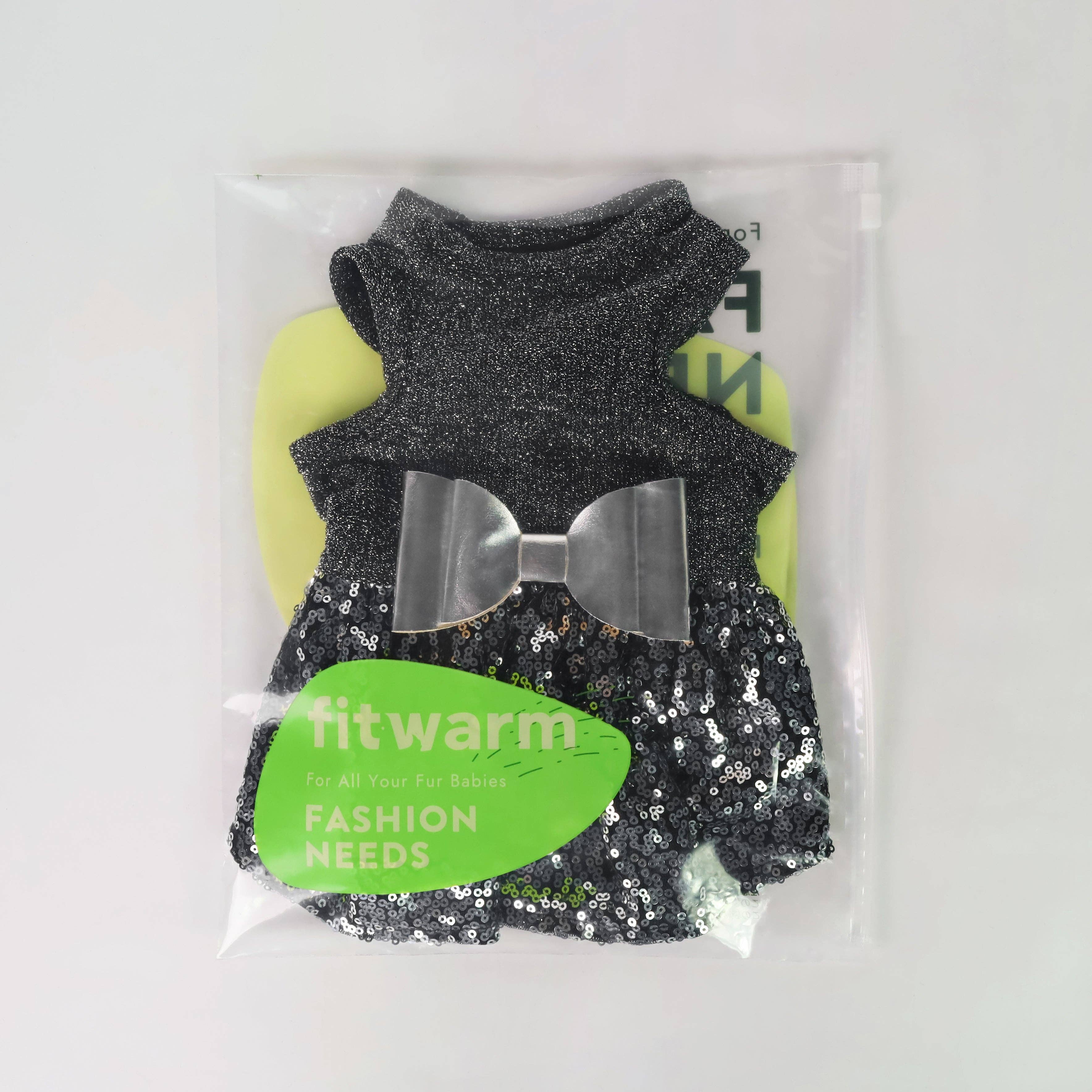 Fitwarm - Vendita all'ingrosso Vestito - Cani - Vestito elegante con paillettes scintillanti per cani22