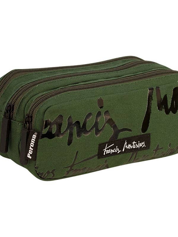 Estojo Triplo Verde F. Montesinos Perona 58570 por atacado de PERONA BAGS