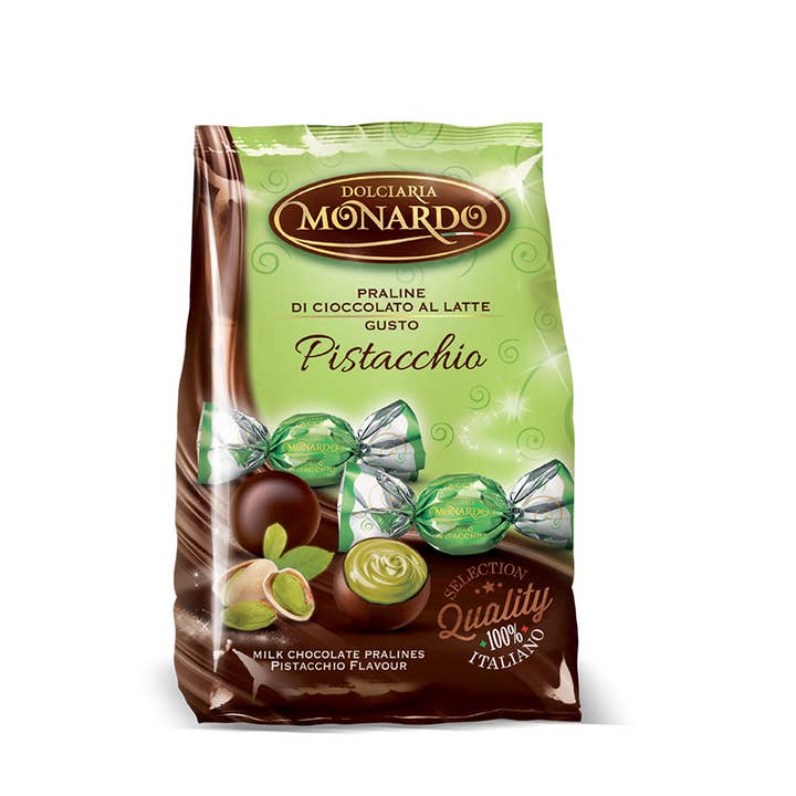 Calabria da Gustare - Wholesale Chocolate Covered Sweets - Monardo pistachio pralines